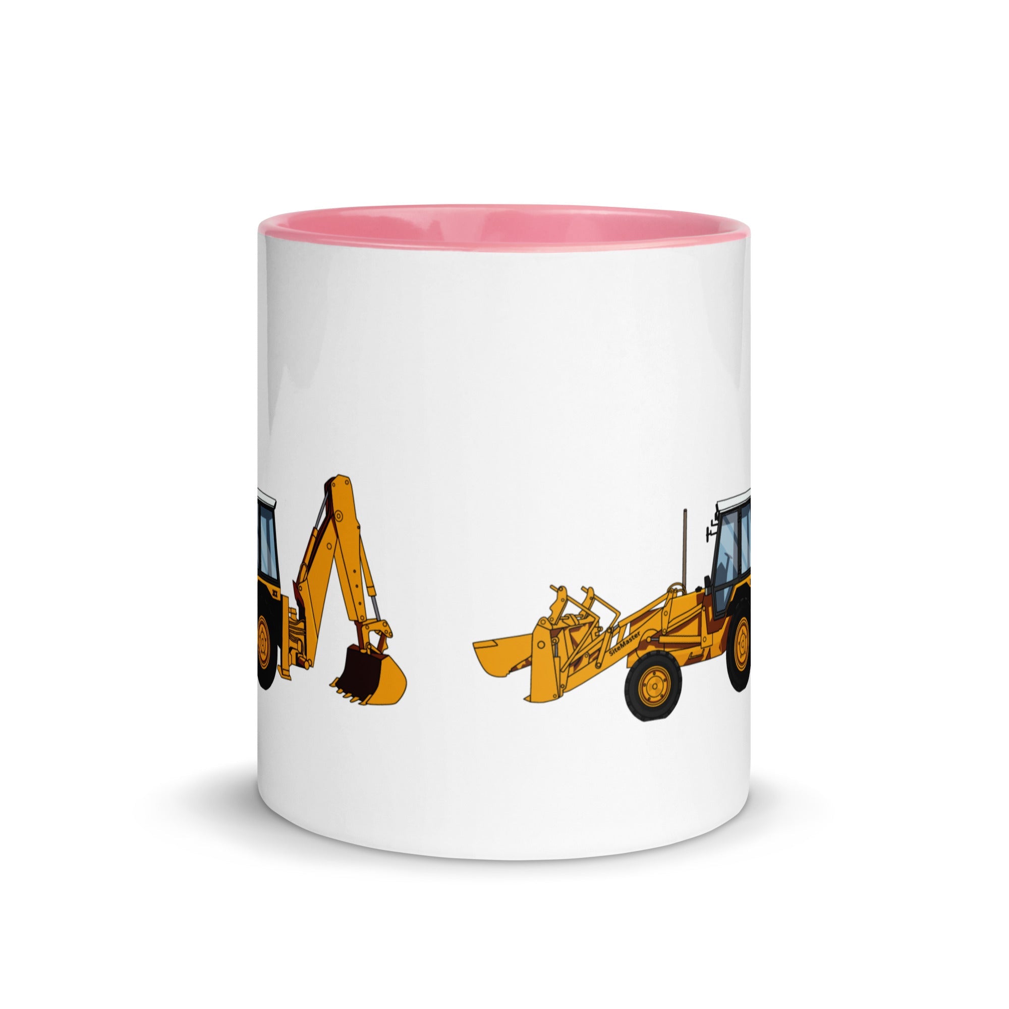 The Farmers Mugs Store JCB 3cx Turbo Mug with Color Inside (1990) Quality Farmers Merch