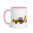 The Farmers Mugs Store JCB 3cx Turbo Mug with Color Inside (1990) Quality Farmers Merch