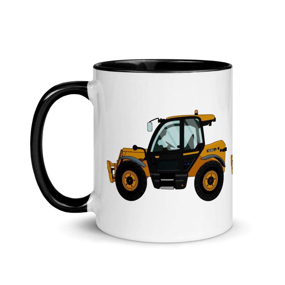 The Farmers Mugs Store JCB 532-60 Loadall Mug with Color Inside (2020) Quality Farmers Merch