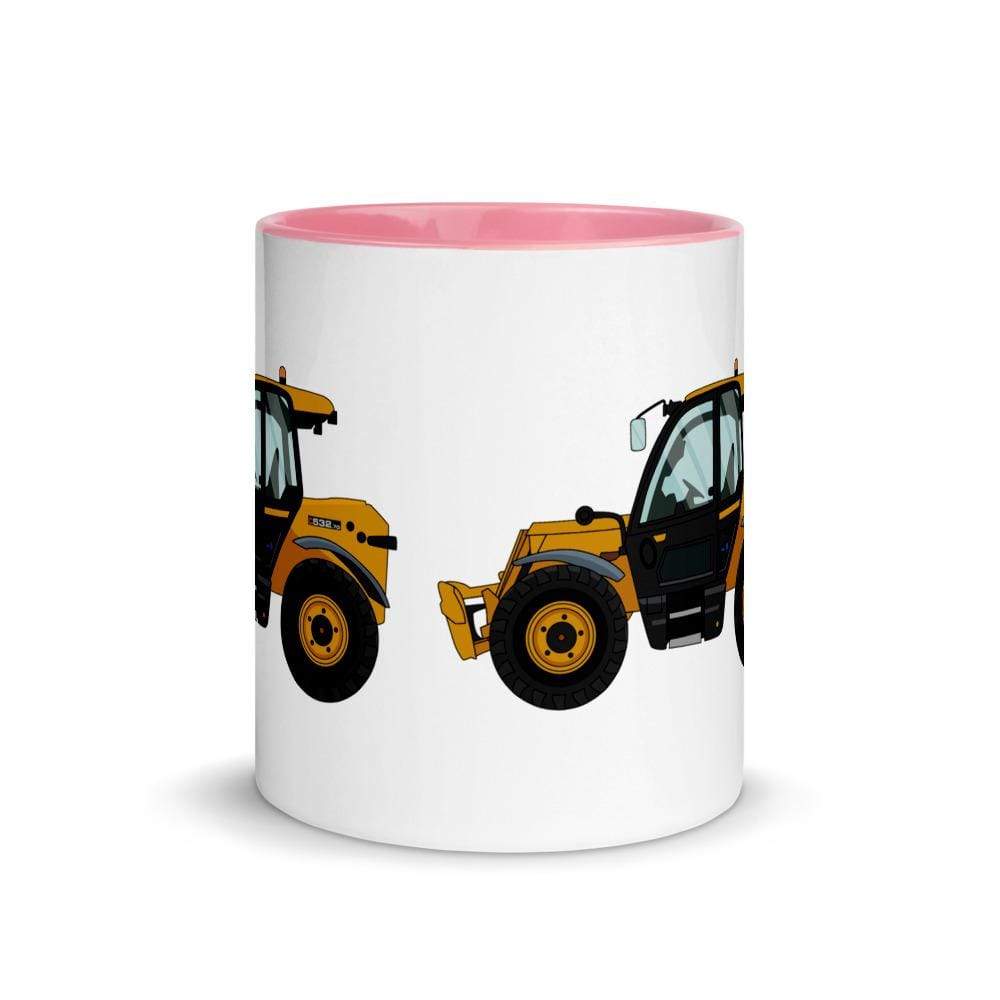 The Farmers Mugs Store JCB 532-60 Loadall Mug with Color Inside (2020) Quality Farmers Merch