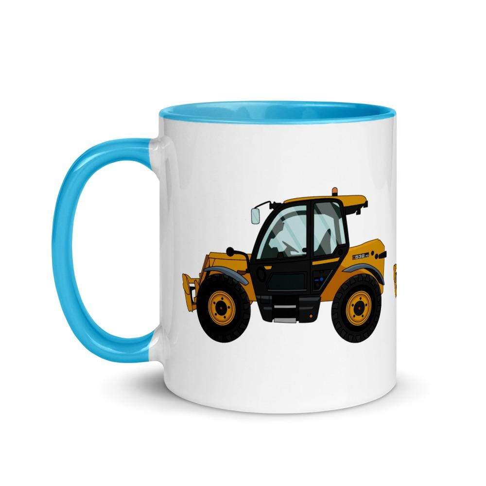 The Farmers Mugs Store JCB 532-60 Loadall Mug with Color Inside (2020) Quality Farmers Merch