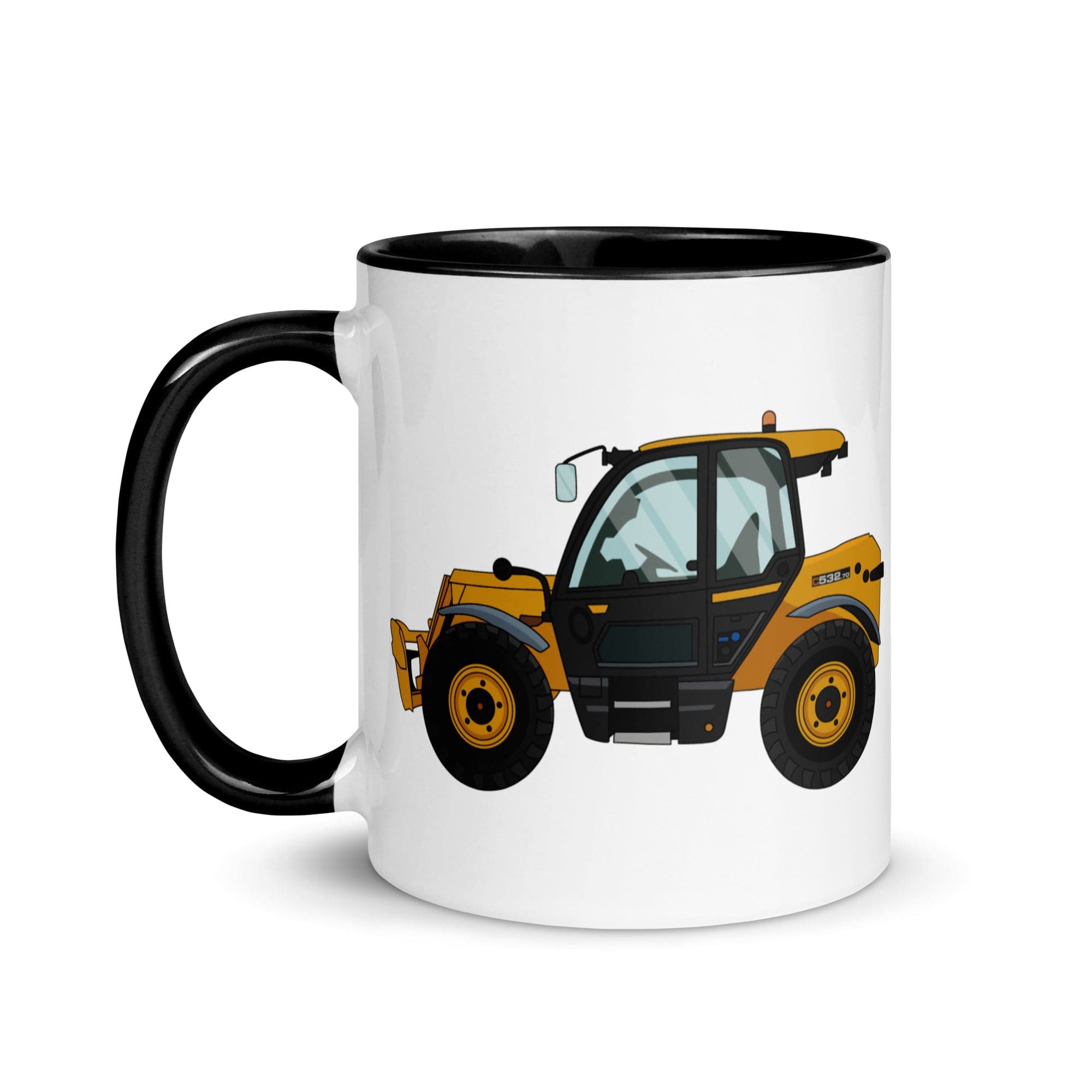 The Farmers Mugs Store JCB 532-60 Loadall Mug with Color Inside (2020) Quality Farmers Merch