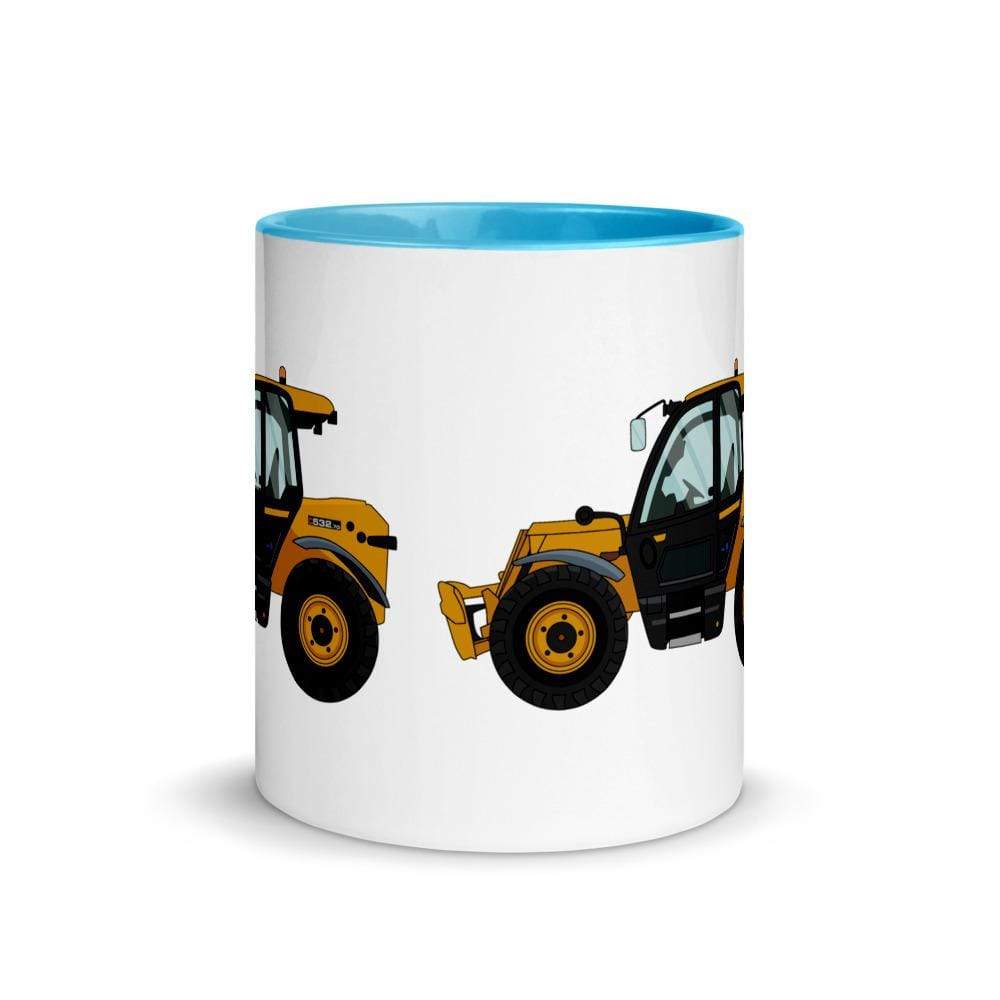 The Farmers Mugs Store JCB 532-60 Loadall Mug with Color Inside (2020) Quality Farmers Merch