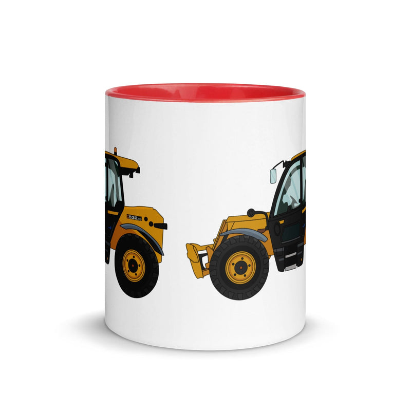 The Farmers Mugs Store JCB 532-60 Loadall Mug with Color Inside (2020) Quality Farmers Merch