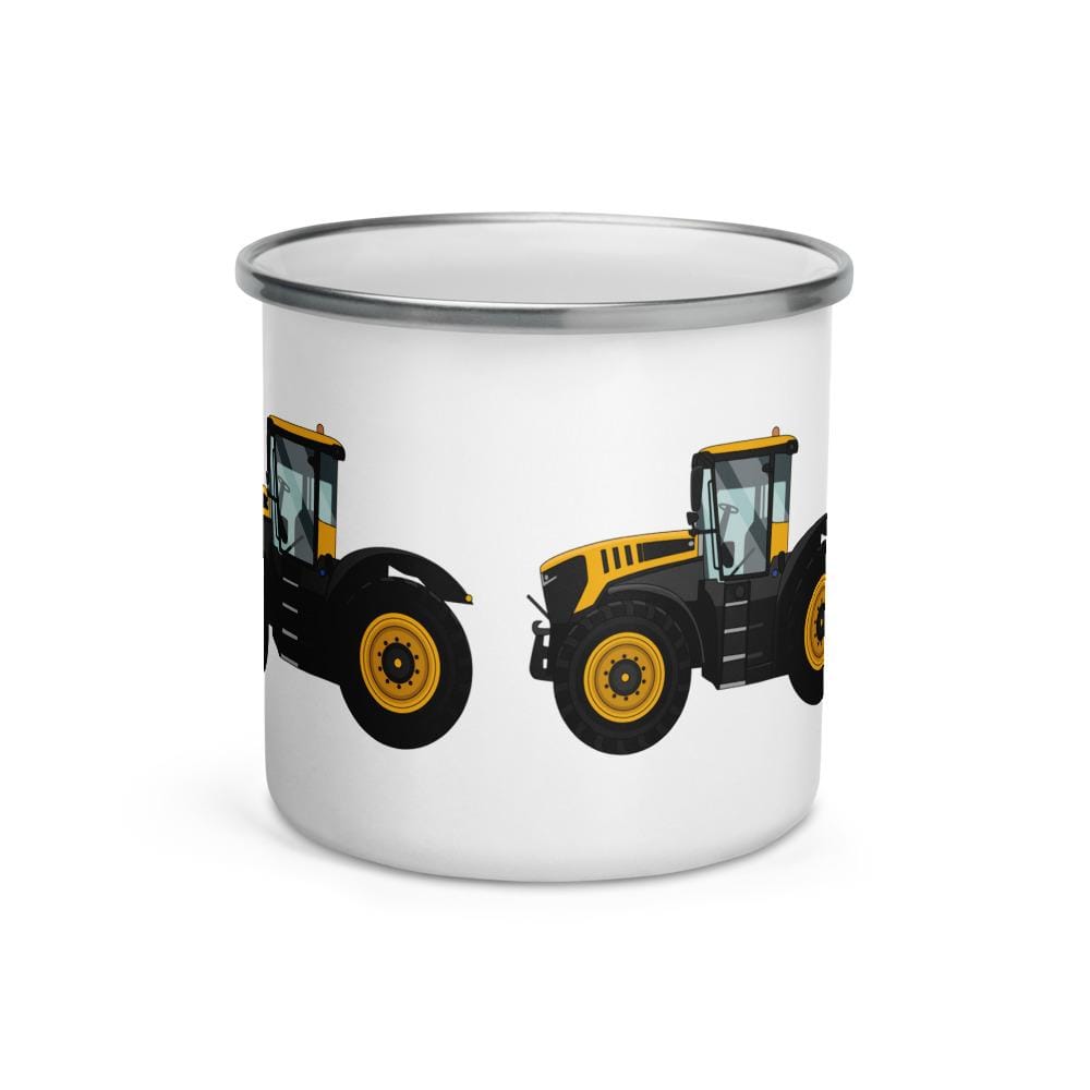 The Farmers Mugs Store JCB 8330 Enamel Mug Quality Farmers Merch