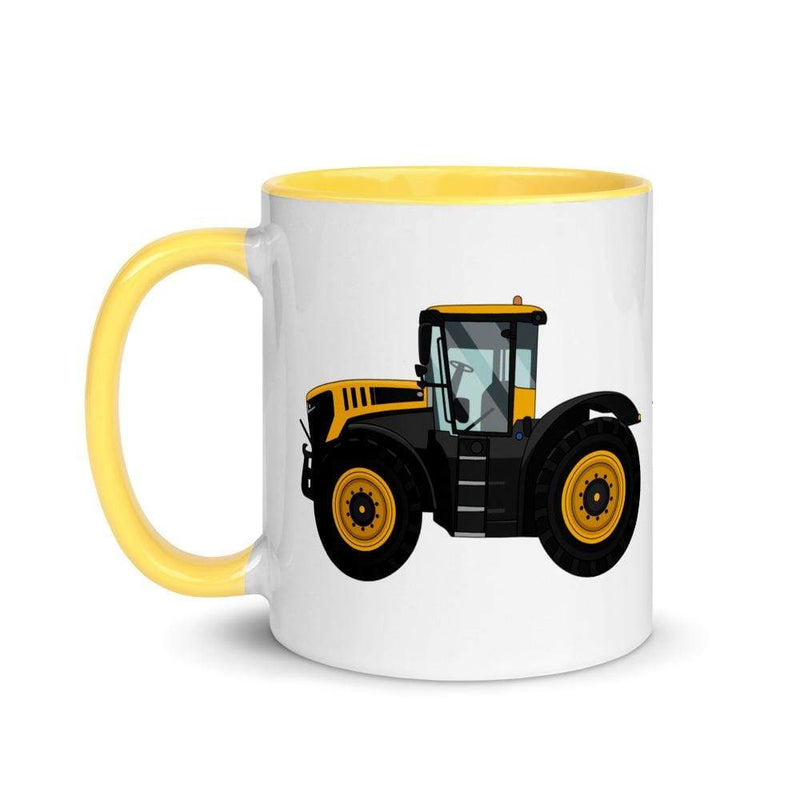 The Farmers Mugs Store JCB 8330 Mug with Color Inside Quality Farmers Merch