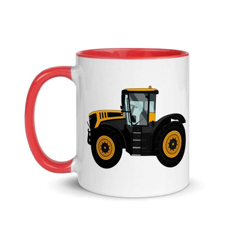 The Farmers Mugs Store JCB 8330 Mug with Color Inside Quality Farmers Merch