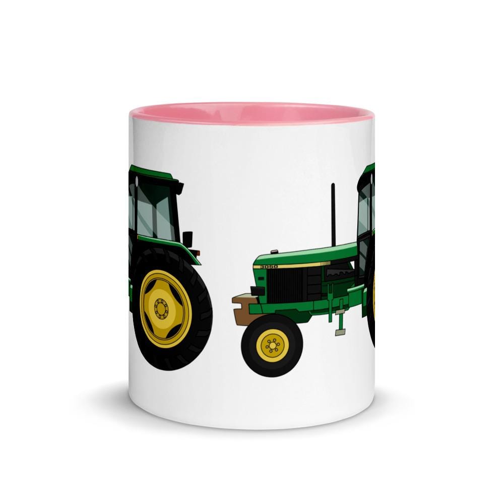 The Farmers Mugs Store John Deere 3050 4WD Mug with Color Inside Quality Farmers Merch