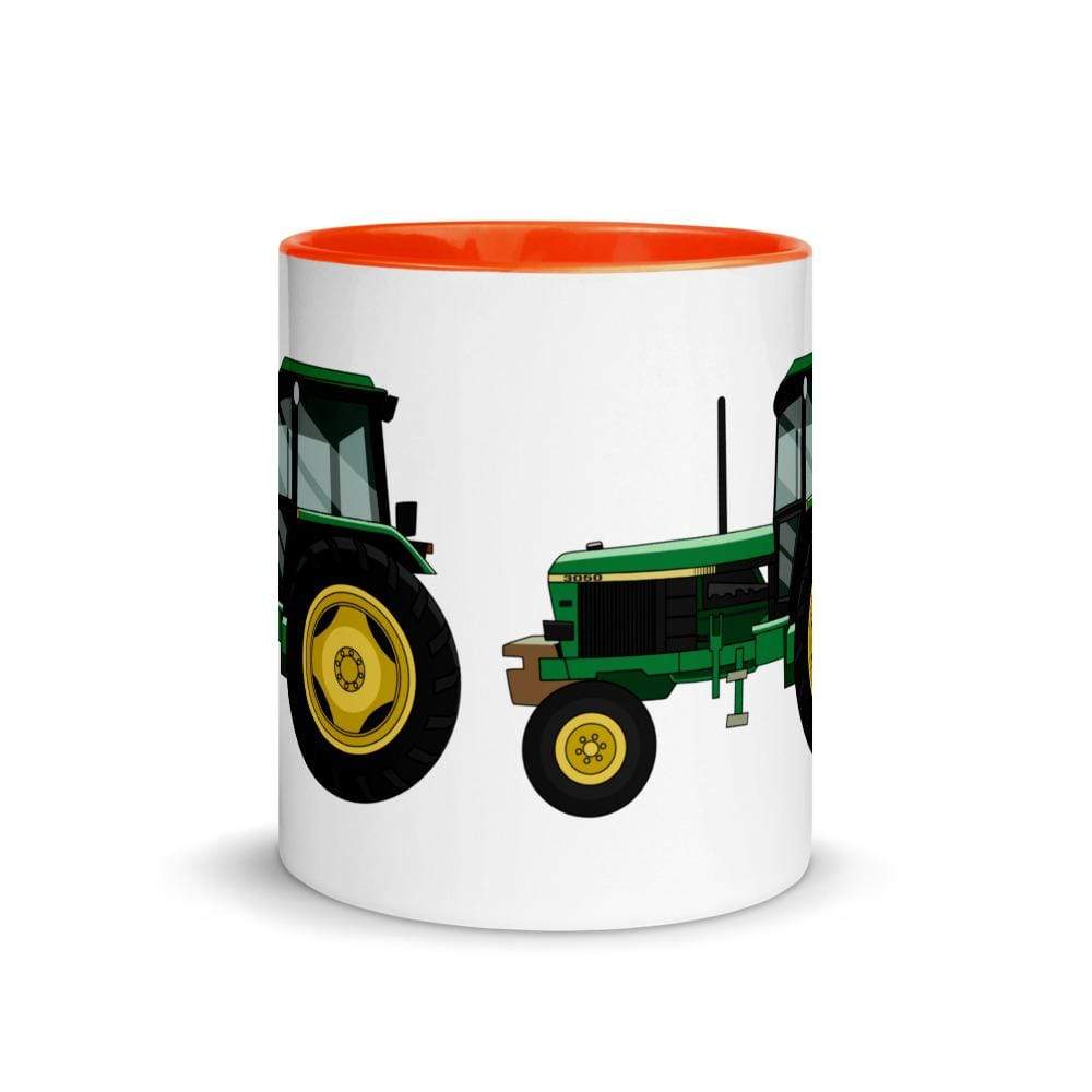 The Farmers Mugs Store John Deere 3050 4WD Mug with Color Inside Quality Farmers Merch