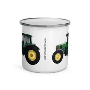 John Deere 6930 Enamel Mug — design detail