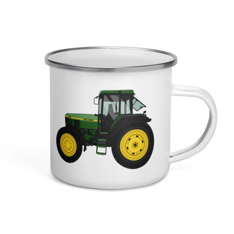 The Farmers Mugs Store John Deere 7810 Enamel Mug Quality Farmers Merch