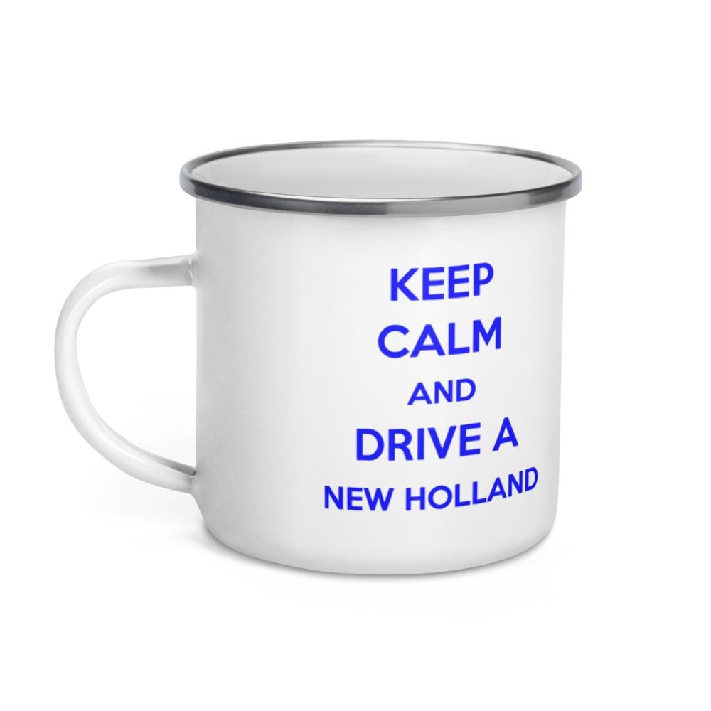 The Farmers Mugs Store Keep Calm New Holland Enamel Mug Quality Farmers Merch