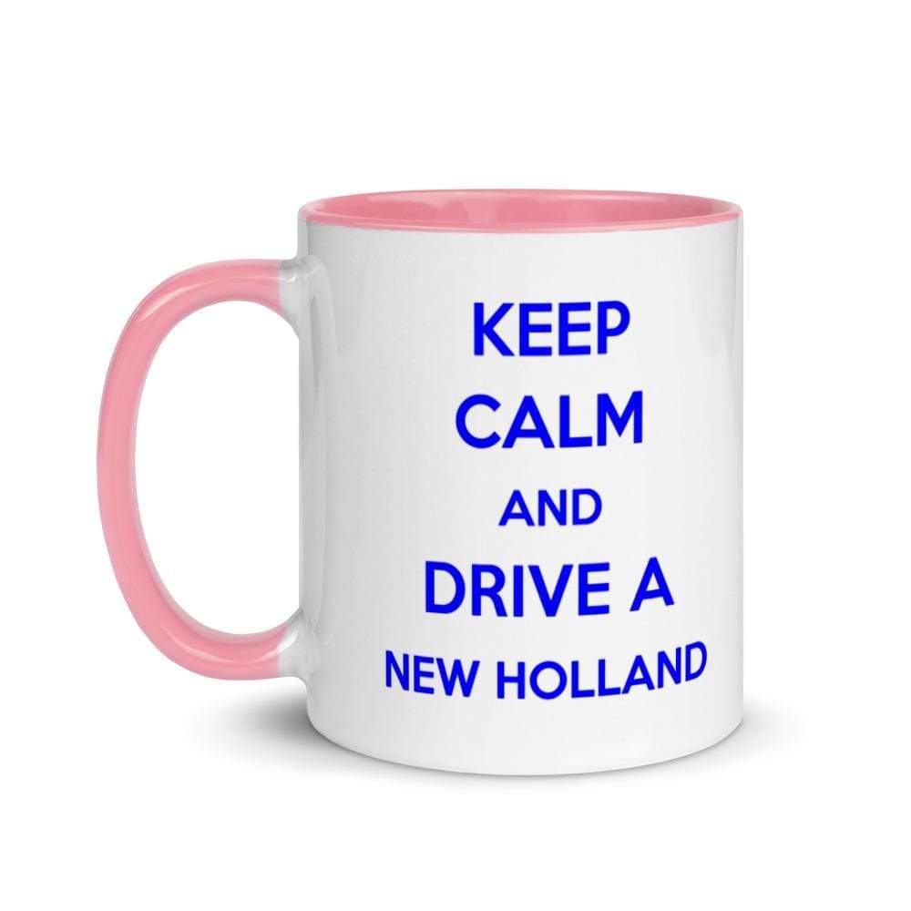 The Farmers Mugs Store Keep Calm New Holland Mug with Color Inside Quality Farmers Merch