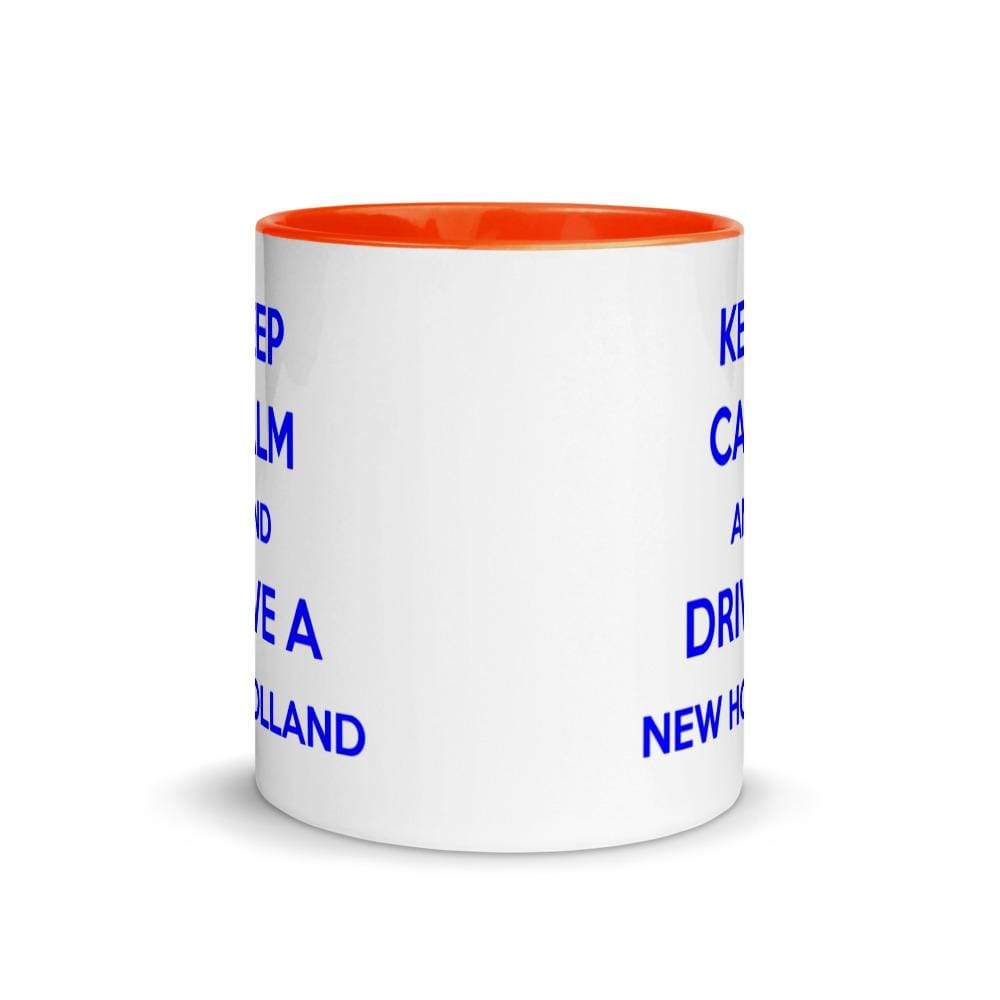 The Farmers Mugs Store Keep Calm New Holland Mug with Color Inside Quality Farmers Merch