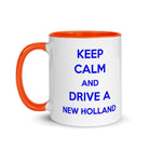 The Farmers Mugs Store Keep Calm New Holland Mug with Color Inside Quality Farmers Merch