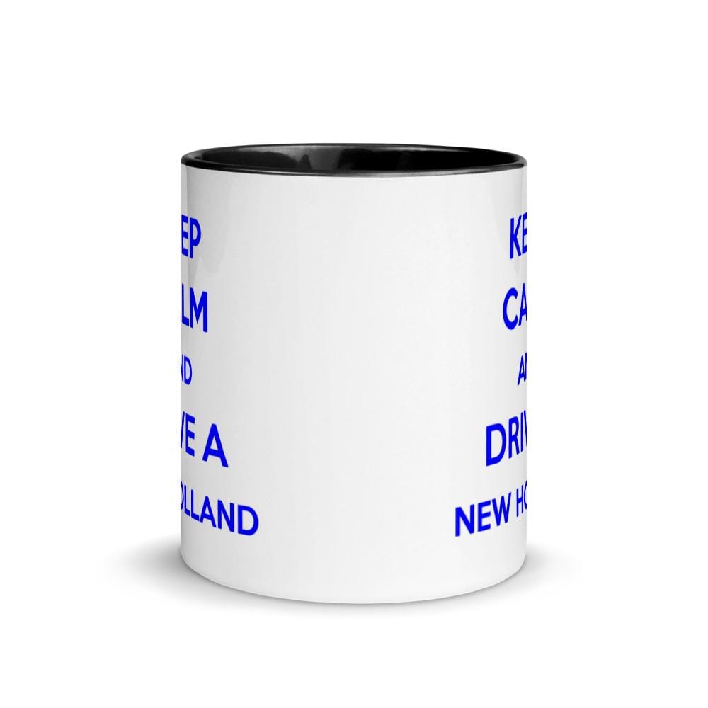 The Farmers Mugs Store Keep Calm New Holland Mug with Color Inside Quality Farmers Merch