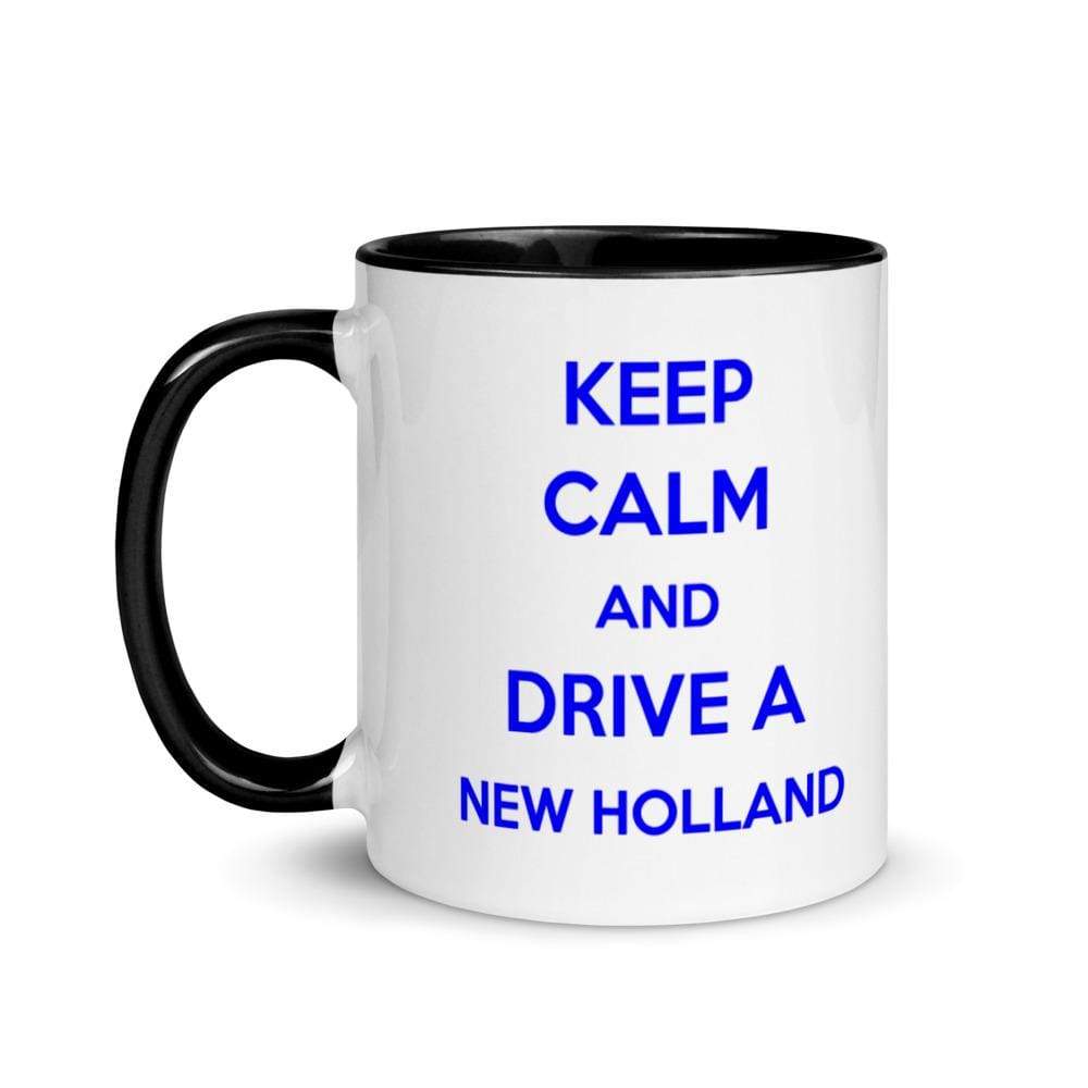 The Farmers Mugs Store Keep Calm New Holland Mug with Color Inside Quality Farmers Merch