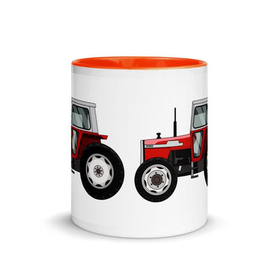 The Farmers Mugs Store Massey Ferguson 590 Mug with Color Inside Quality Farmers Merch