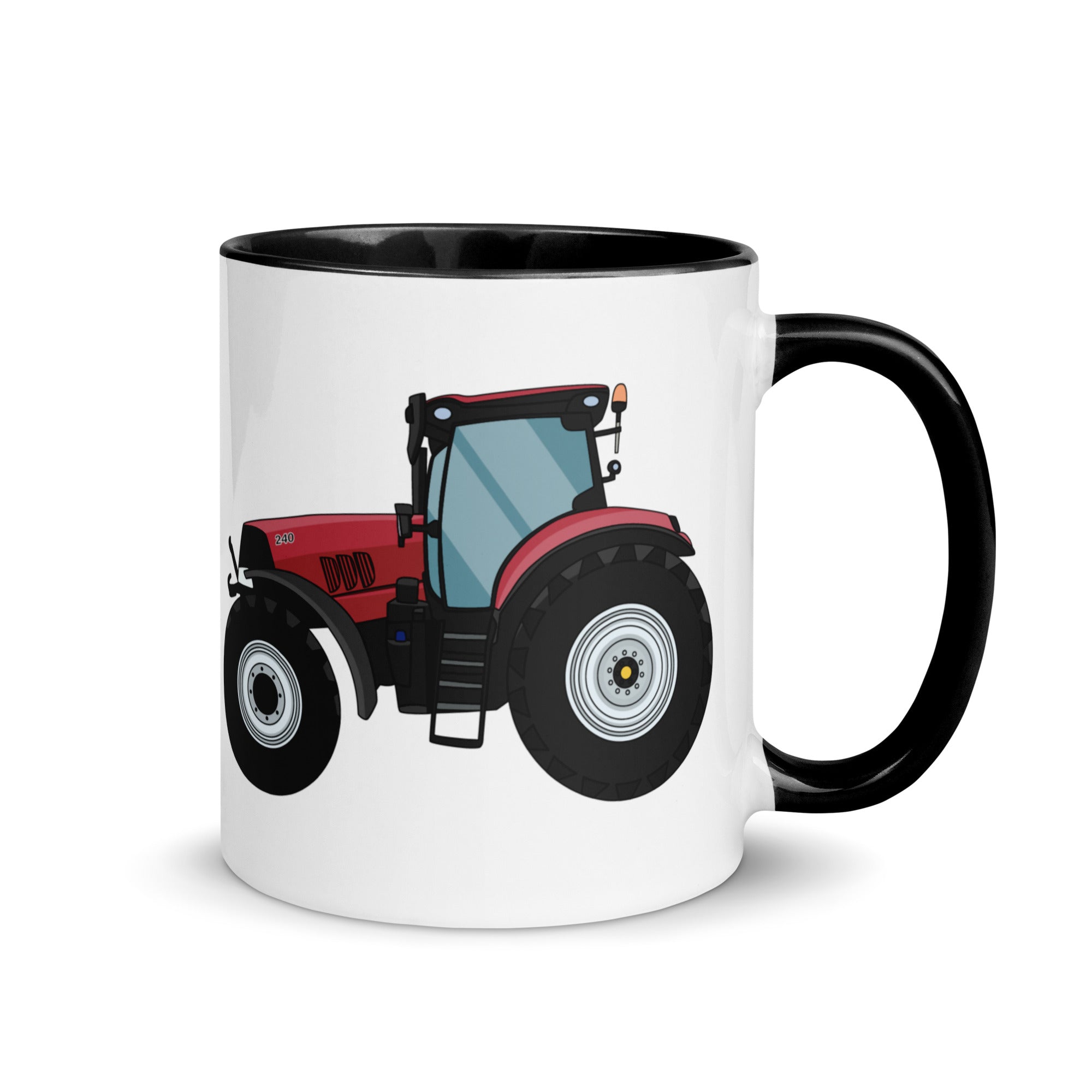 The Farmers Mugs Store Mug Black Case 240 PUMA Mug with Color Inside Quality Farmers Merch