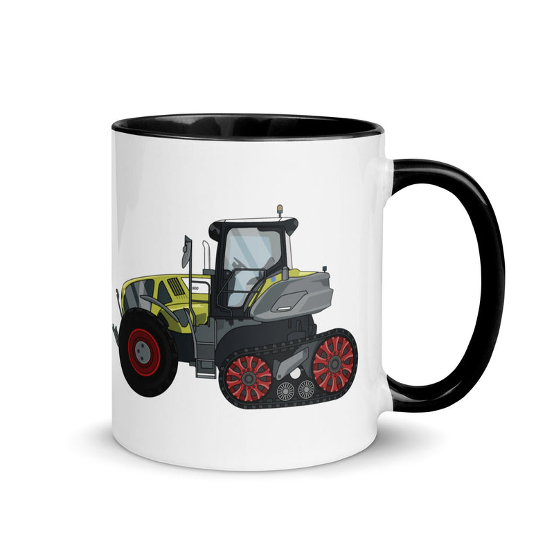 The Farmers Mugs Store Mug Black Claas Axion 900 Terra Trac Mug with Color Inside Quality Farmers Merch