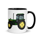 The Farmers Mugs Store Mug Black John Deere 3050 4WD Mug with Color Inside Quality Farmers Merch