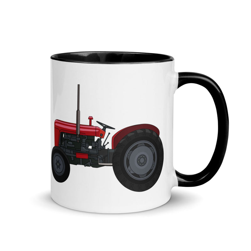 The Farmers Mugs Store Mug Black Massey Ferguson 35X Mug with Color Inside Quality Farmers Merch