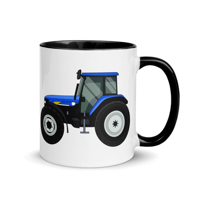 The Farmers Mugs Store Mug Black New Holland TM 140 Mug with Color Inside Quality Farmers Merch