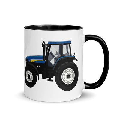 The Farmers Mugs Store Mug Black New Holland TM 155 Mug with Color Inside Quality Farmers Merch