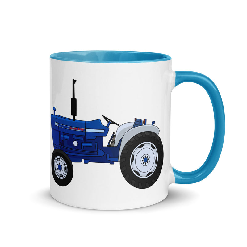 The Farmers Mugs Store Mug Blue Ford 3000 Mug with Color Inside Quality Farmers Merch