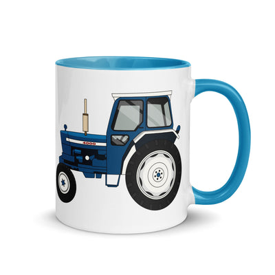 The Farmers Mugs Store Mug Blue Ford 4000 Mug with Color Inside Quality Farmers Merch