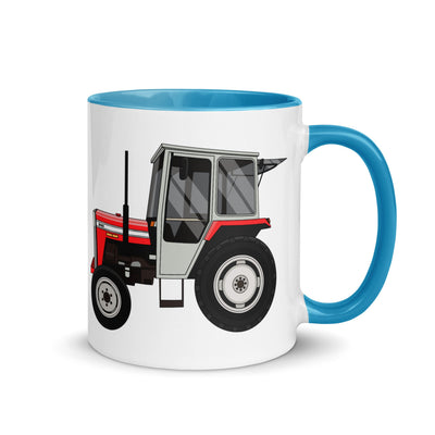 The Farmers Mugs Store Mug Blue Massey Ferguson 240 Mug with Color Inside Quality Farmers Merch