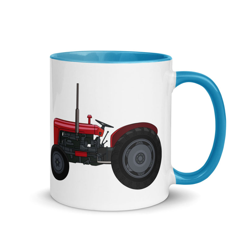 The Farmers Mugs Store Mug Blue Massey Ferguson 35X Mug with Color Inside Quality Farmers Merch