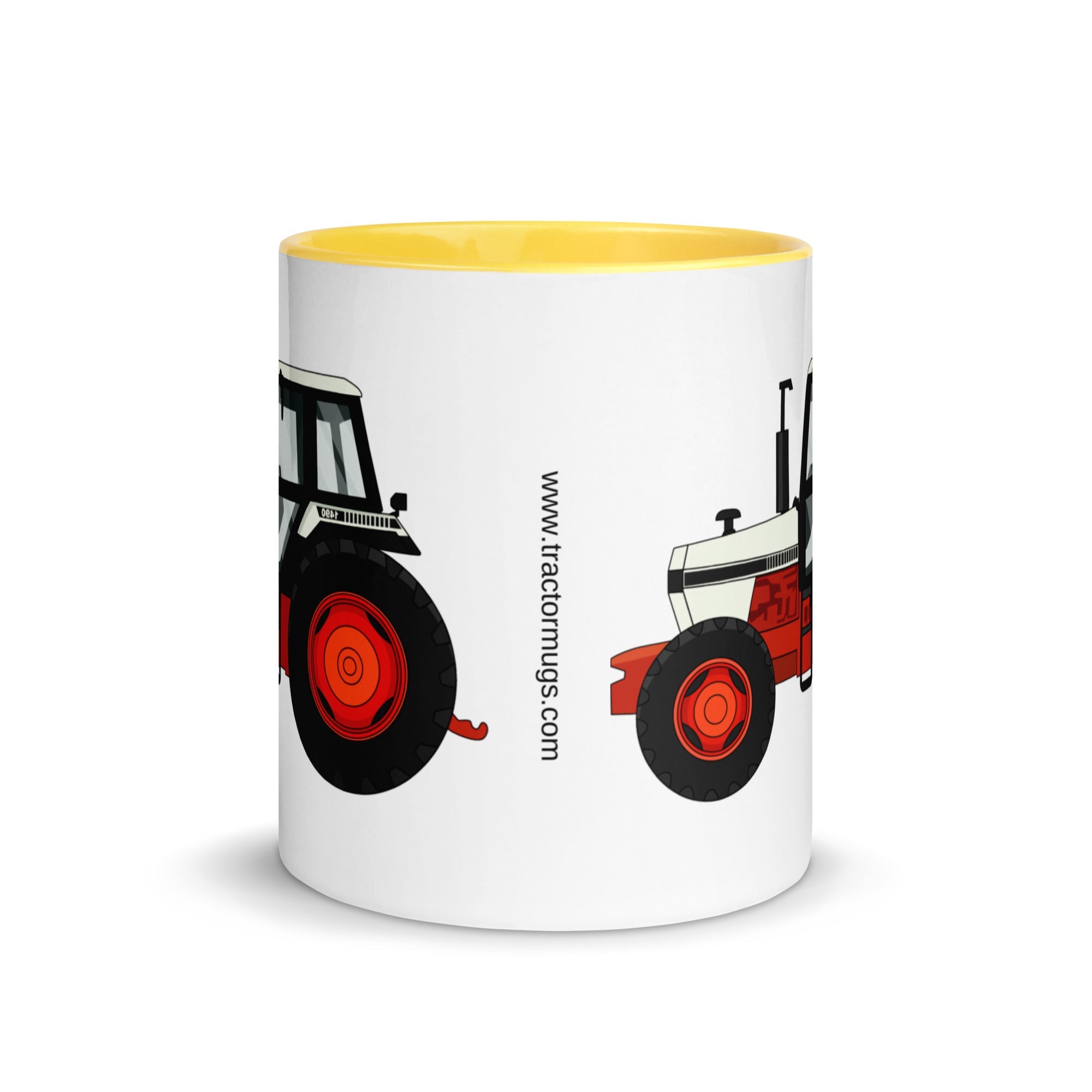 The Farmers Mugs Store Mug David Brown 1490 4WD Mug with Color Inside Quality Farmers Merch