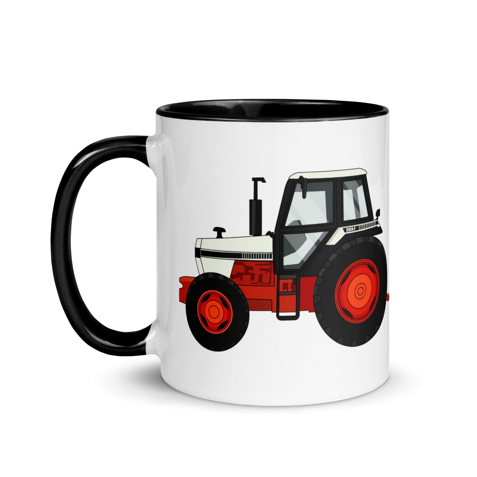 The Farmers Mugs Store Mug David Brown 1490 4WD Mug with Color Inside Quality Farmers Merch