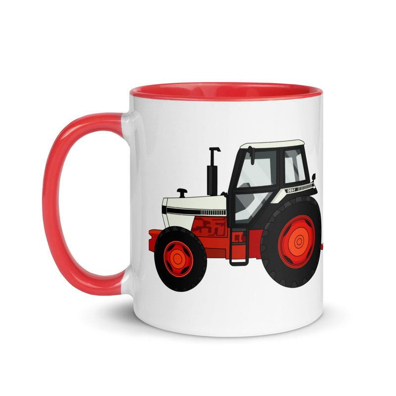 The Farmers Mugs Store Mug David Brown 1490 4WD Mug with Color Inside Quality Farmers Merch