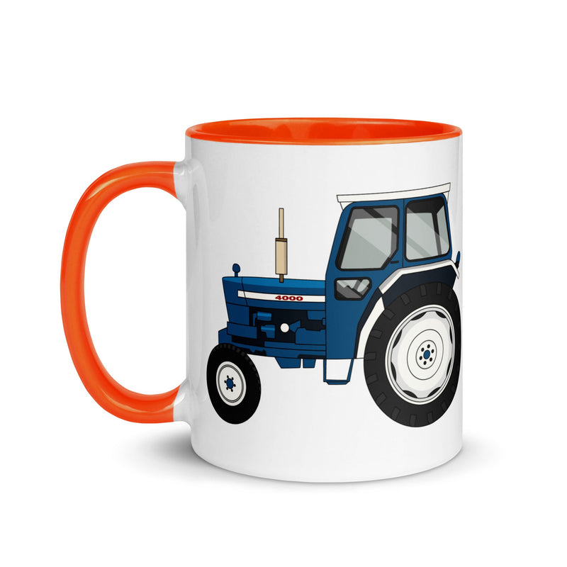 The Farmers Mugs Store Mug Ford 4000 Mug with Color Inside Quality Farmers Merch