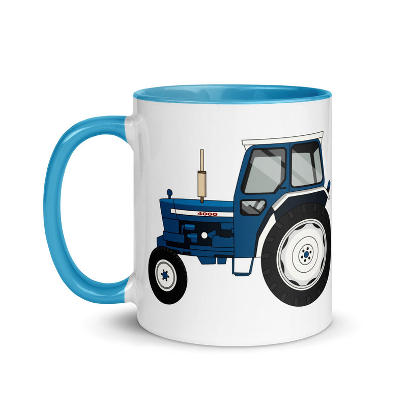 The Farmers Mugs Store Mug Ford 4000 Mug with Color Inside Quality Farmers Merch