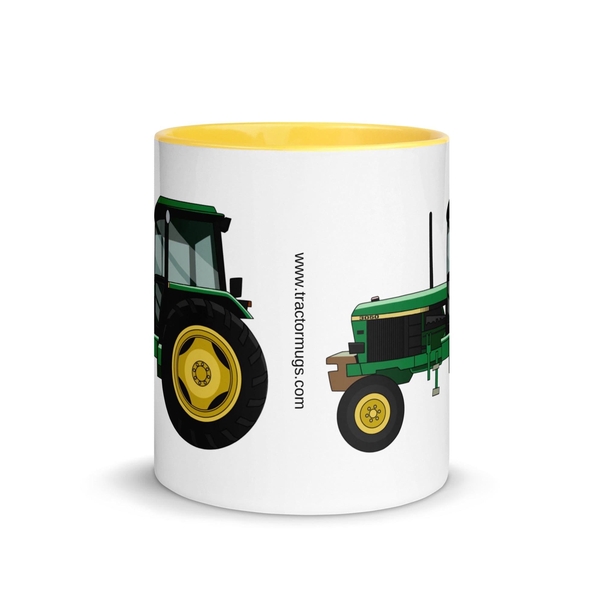 The Farmers Mugs Store Mug John Deere 3050 4WD Mug with Color Inside Quality Farmers Merch