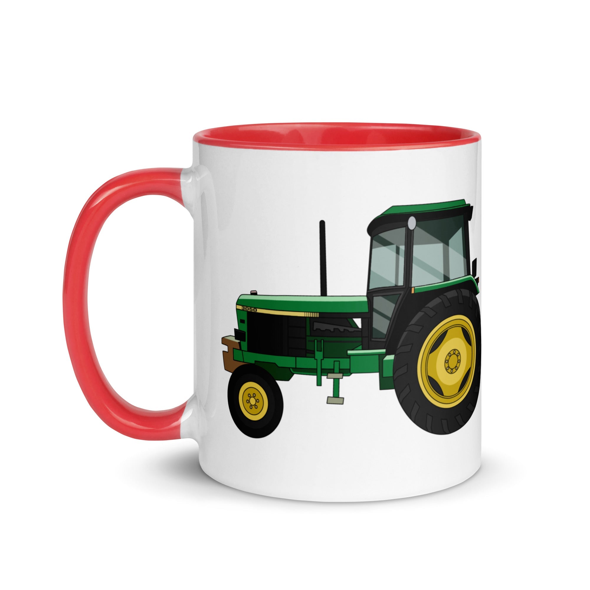 The Farmers Mugs Store Mug John Deere 3050 4WD Mug with Color Inside Quality Farmers Merch