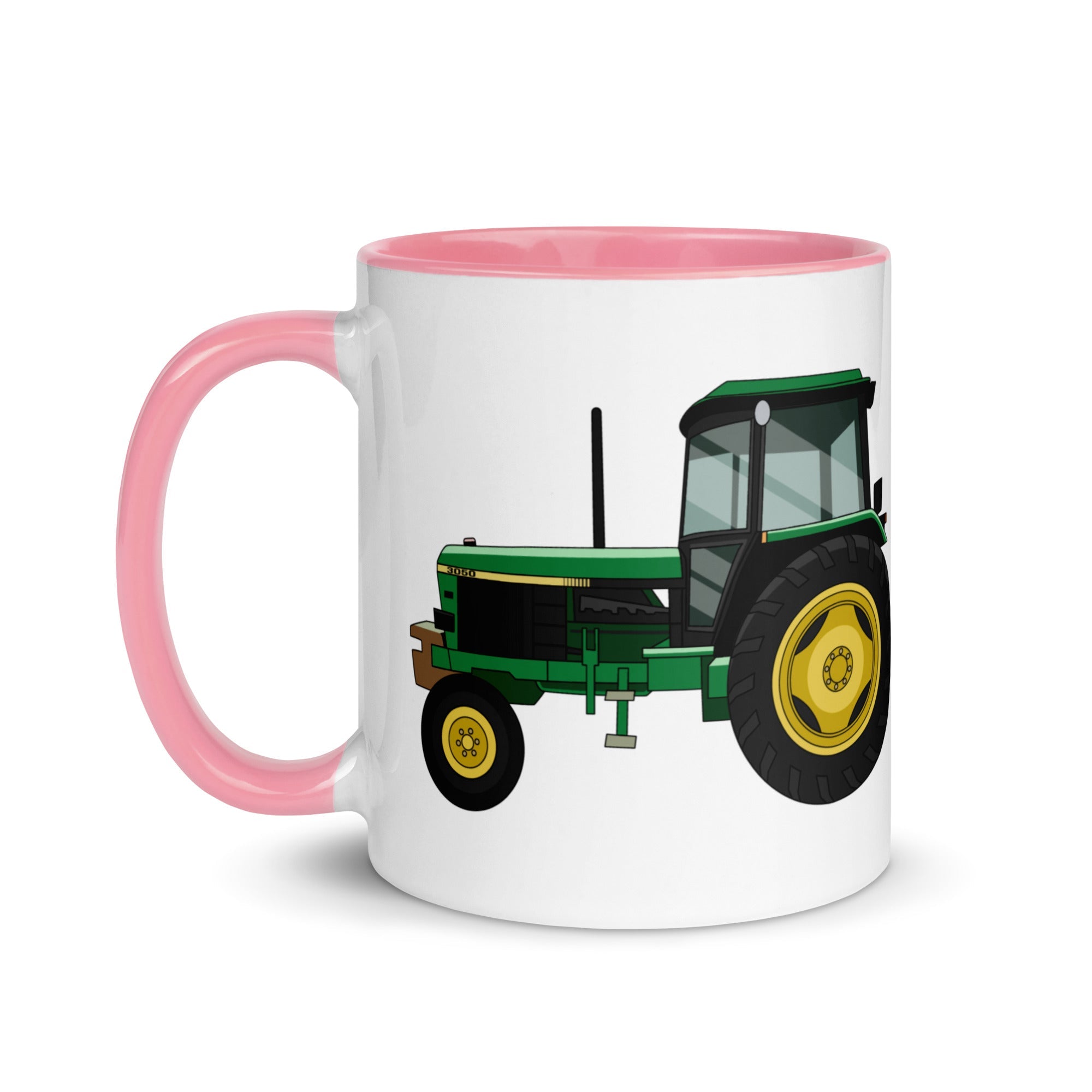 The Farmers Mugs Store Mug John Deere 3050 4WD Mug with Color Inside Quality Farmers Merch