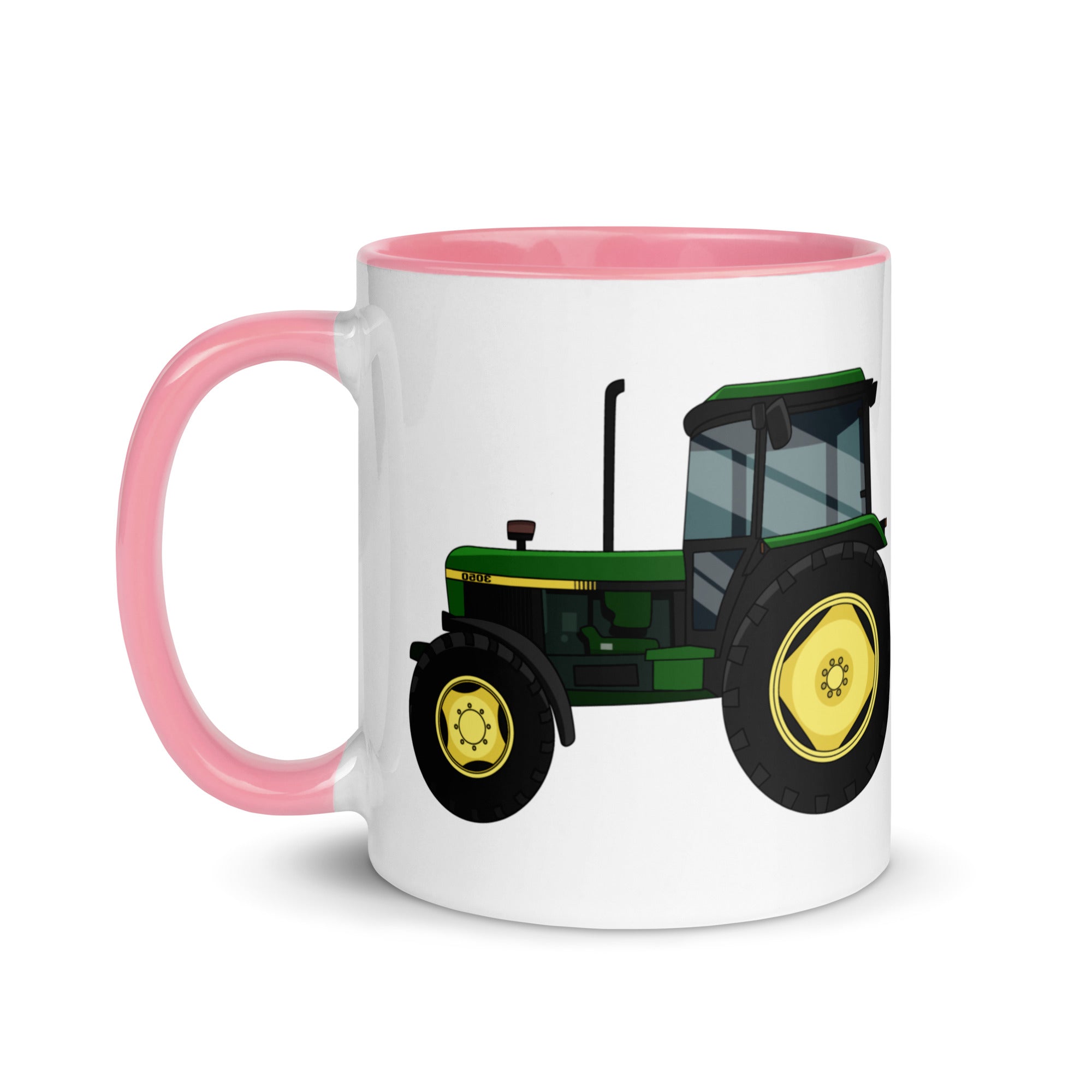 The Farmers Mugs Store Mug John Deere 3050 4WD Mug with Color Inside Quality Farmers Merch