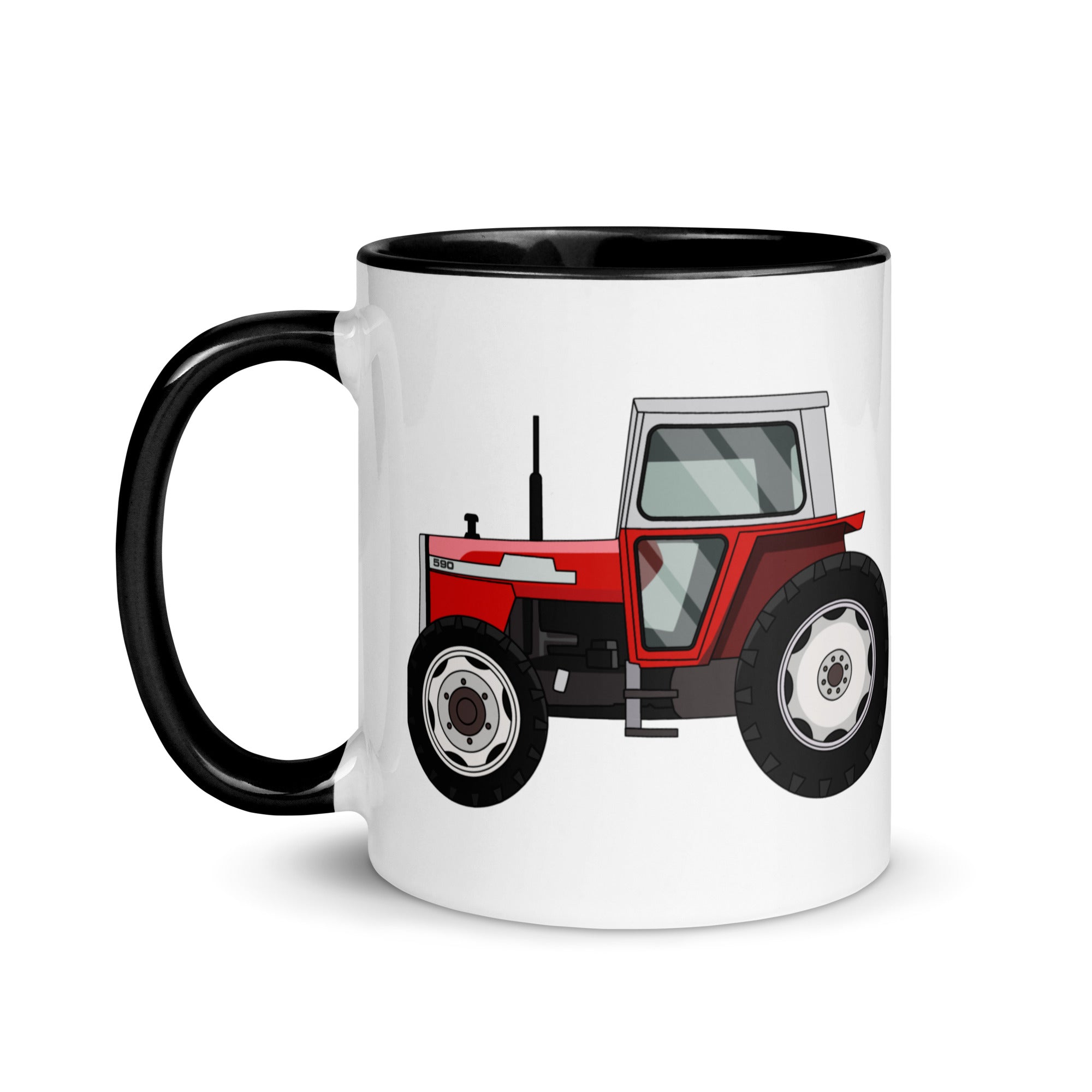 The Farmers Mugs Store Mug Massey Ferguson 590 Mug with Color Inside Quality Farmers Merch