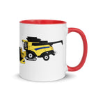 The Farmers Mugs Store Mug New Holland CR Combine Mug with Color Inside Quality Farmers Merch