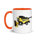 The Farmers Mugs Store Mug New Holland CR Combine Mug with Color Inside Quality Farmers Merch