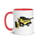 The Farmers Mugs Store Mug New Holland CR Combine Mug with Color Inside Quality Farmers Merch