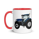 The Farmers Mugs Store Mug New Holland T7.210 Mug with Color Inside Quality Farmers Merch