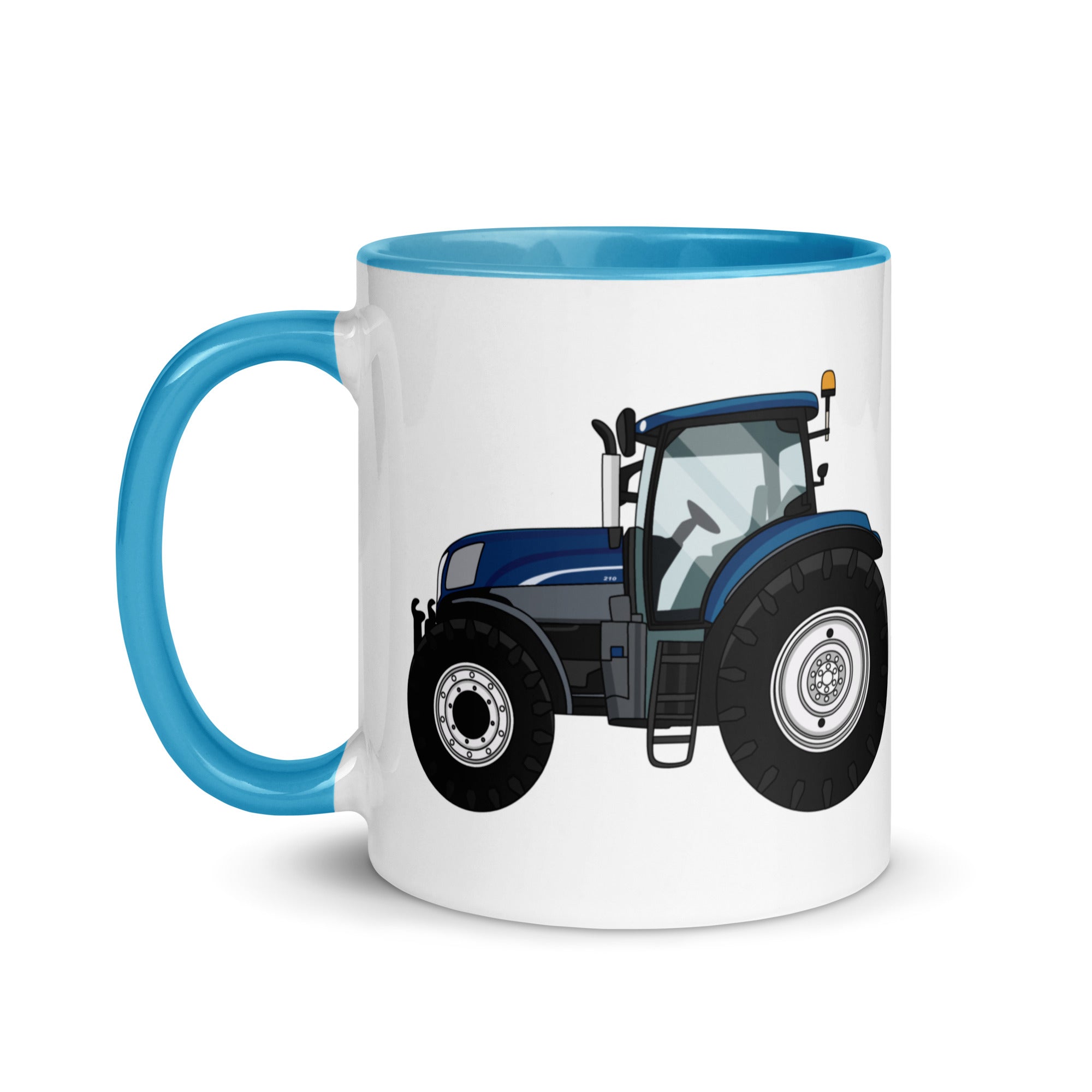 The Farmers Mugs Store Mug New Holland T7.210 Mug with Color Inside Quality Farmers Merch