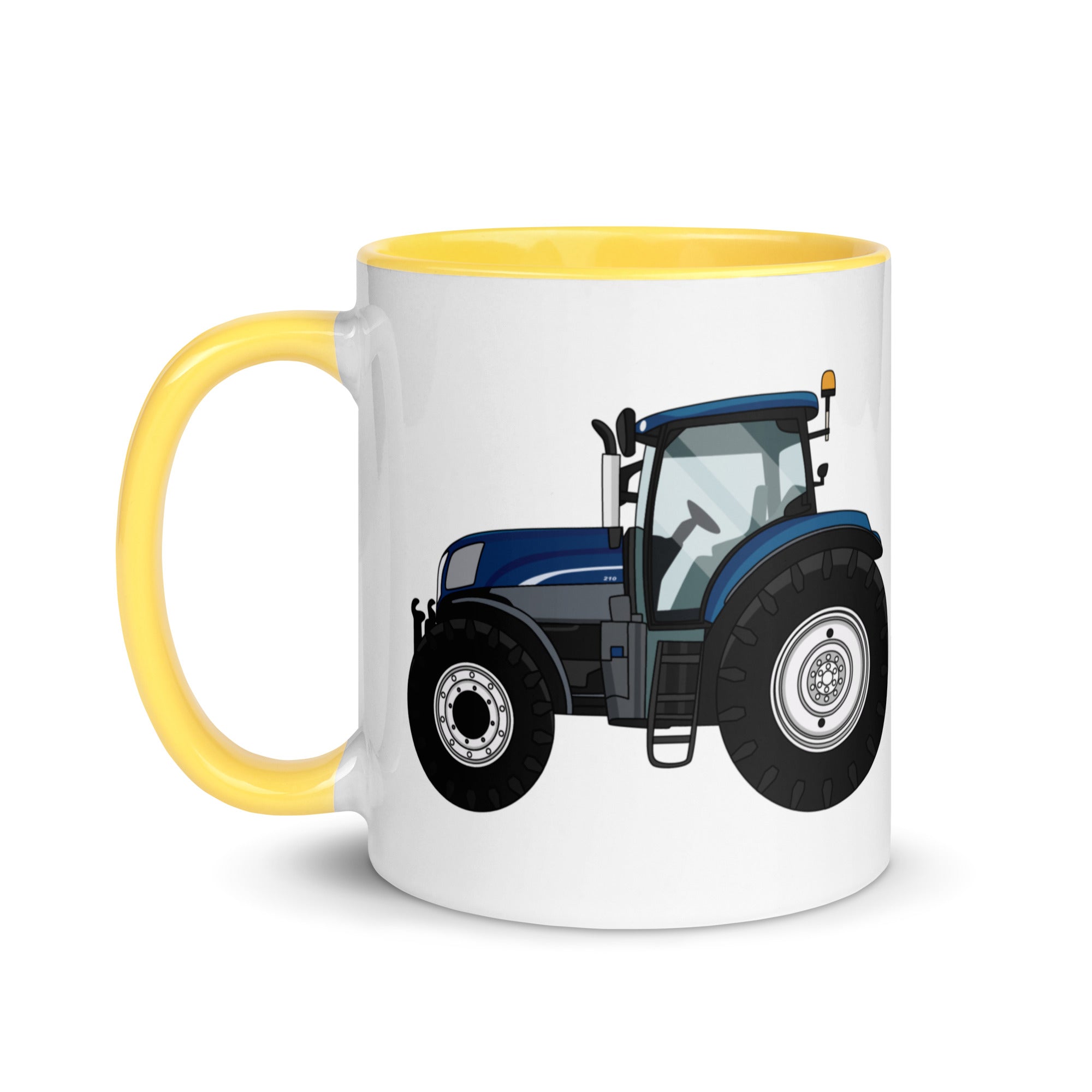 The Farmers Mugs Store Mug New Holland T7.210 Mug with Color Inside Quality Farmers Merch