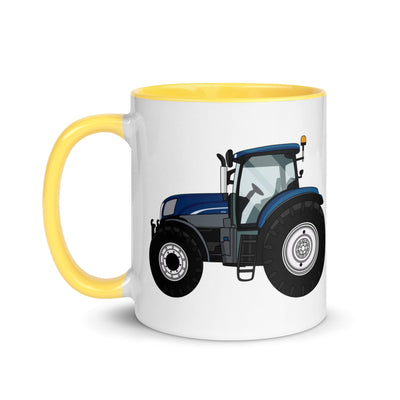 The Farmers Mugs Store Mug New Holland T7.210 Mug with Color Inside Quality Farmers Merch
