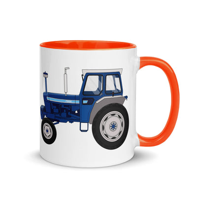 The Farmers Mugs Store Mug Orange Ford 7000 Mug with Color Inside Quality Farmers Merch